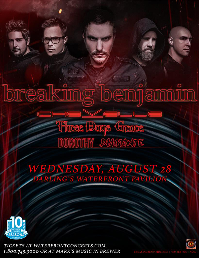 Breaking Benjamin Tour Poster