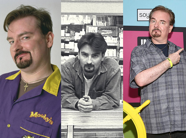 Brian O'Halloran (actor) in scenes from Clerks and Clerks 2.