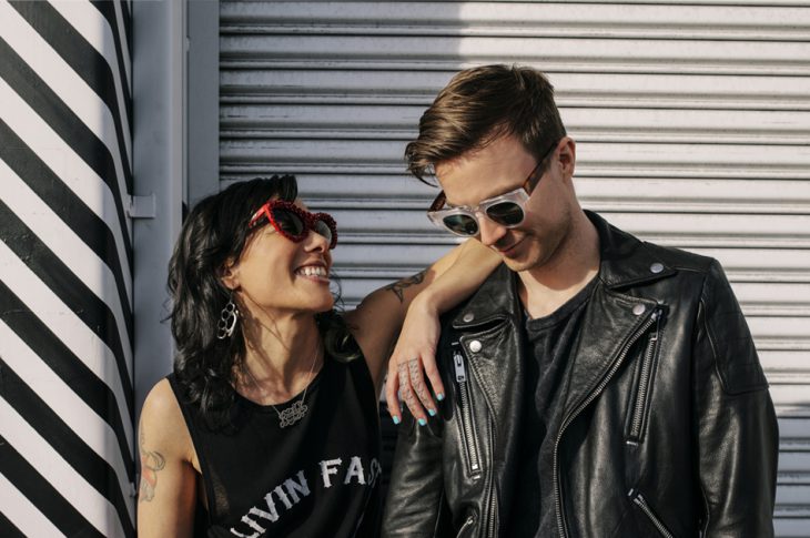 Matt and Kim press photo of duo, provided by FADER label