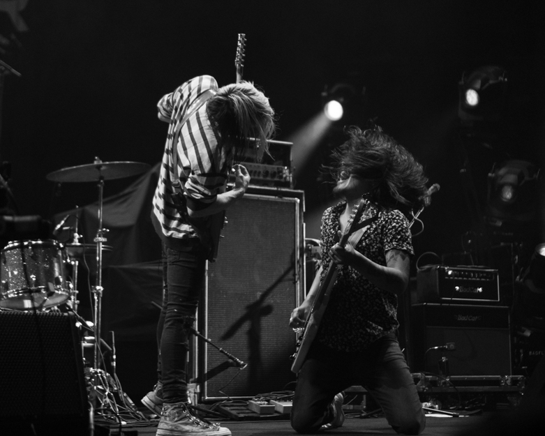 Badflower Performing at the TD Garden. Photo by Emma Egan