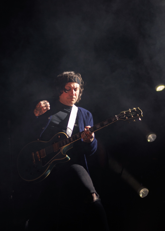 Frank Iero of My Chemical Romance performing at the TD Garden. Photo by Emma Egan