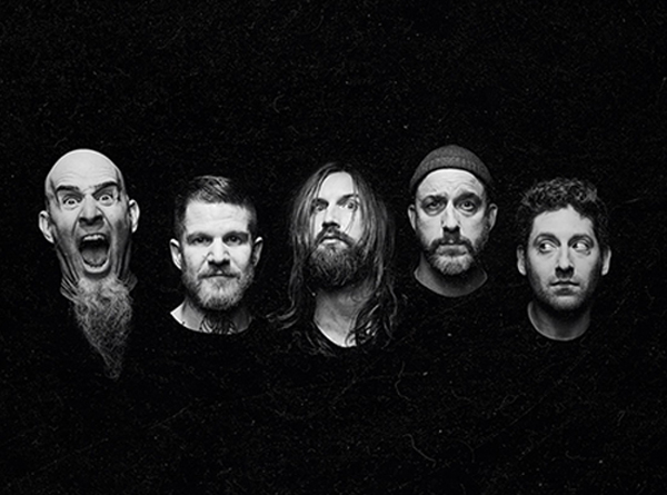 image of the 5 2019 members of The Damned Things.