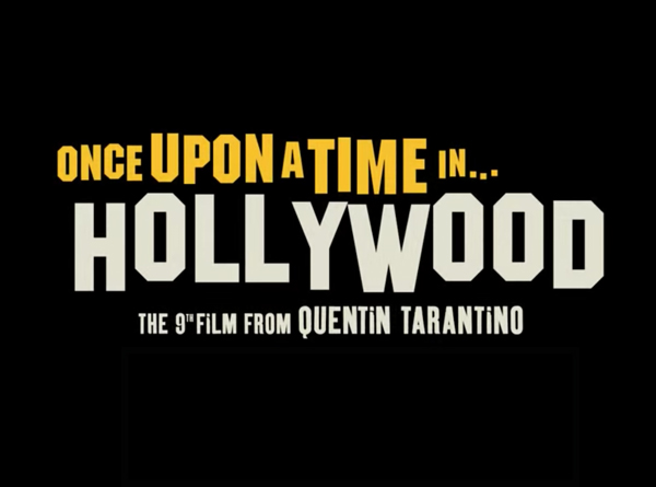Once Upon A Time In Hollywood Logo