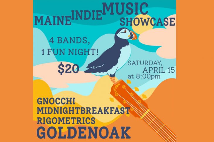 poster for Maine Indie Music Showcase