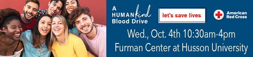 Link for WHSN Blood Drive Wednesday, October 4th at Husson University