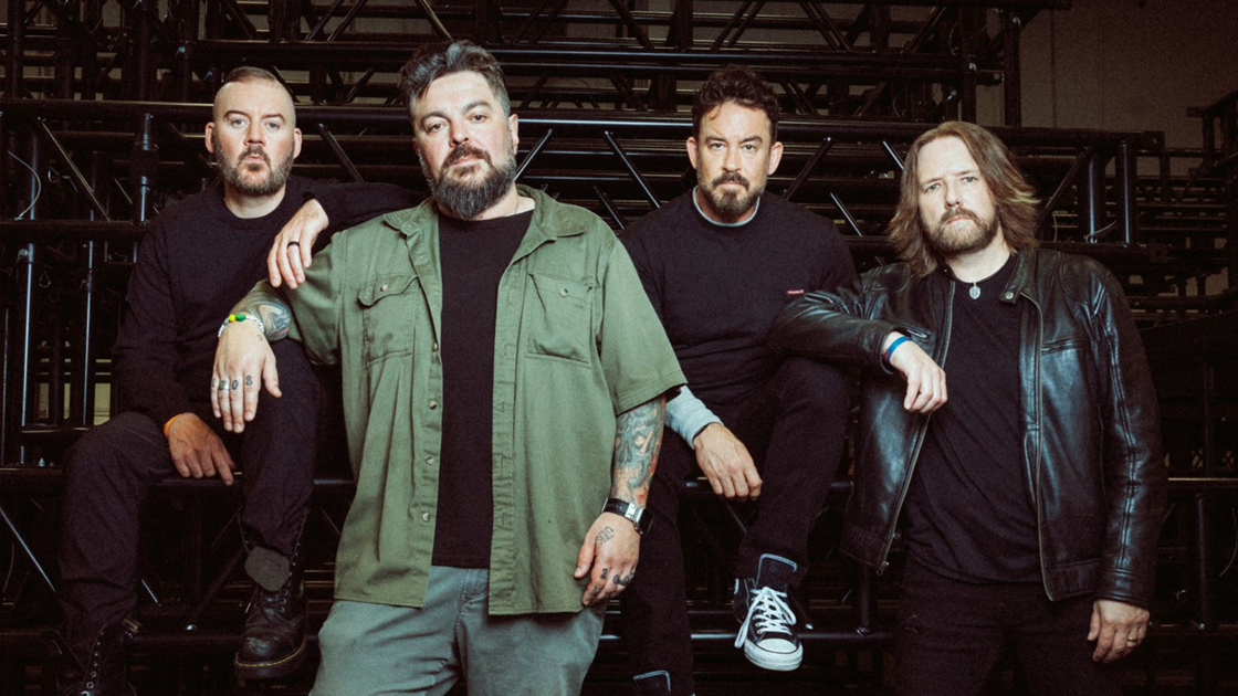 Photo of 4 members of the band Seether.
