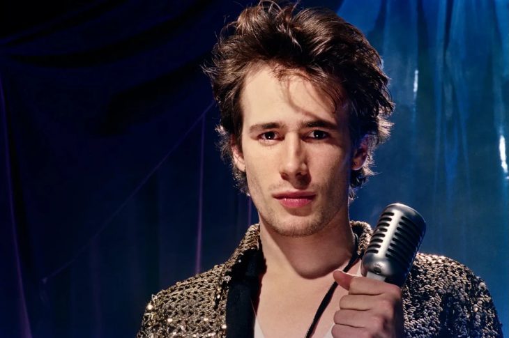 Man holding microphone